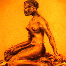 Thumb Sitzende Frau